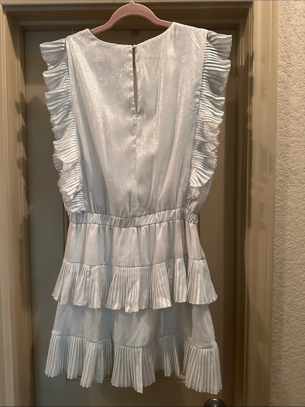 Silver Metallic Dress - Picture 4 of 6